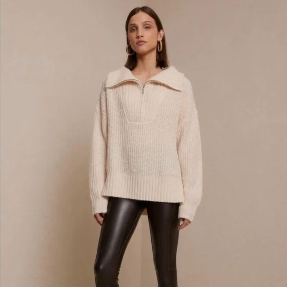 A.L.C. Zip Wool Blend Sweater